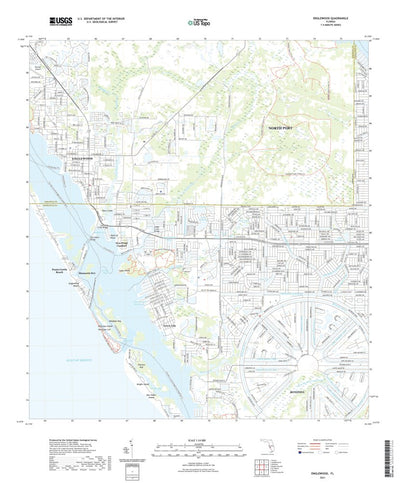 United States Geological Survey Englewood, FL (2021, 24000-Scale) digital map