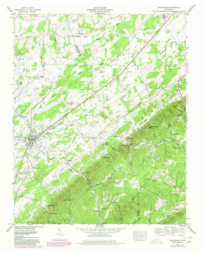 United States Geological Survey Englewood, TN (1944, 24000-Scale) digital map