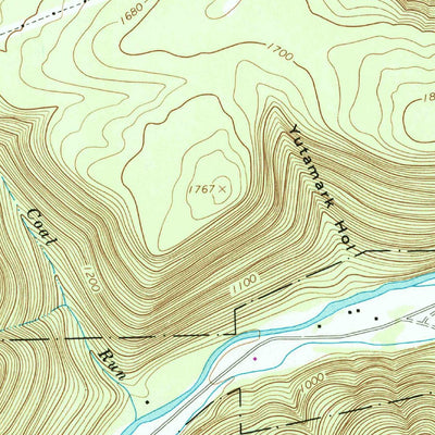 United States Geological Survey English Center, PA (1965, 24000-Scale) digital map