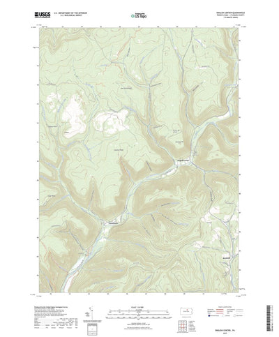 United States Geological Survey English Center, PA (2023, 24000-Scale) digital map