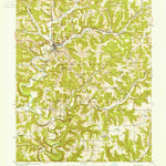 United States Geological Survey English, IN (1950, 24000-Scale) digital map