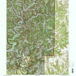 United States Geological Survey English, IN (1993, 24000-Scale) digital map