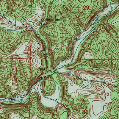 United States Geological Survey English, IN (1993, 24000-Scale) digital map