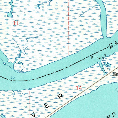 United States Geological Survey English Lookout, LA-MS (1956, 24000-Scale) digital map