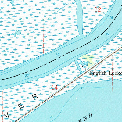 United States Geological Survey English Lookout, LA-MS (1968, 24000-Scale) digital map