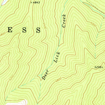 United States Geological Survey English Peak, CA (1977, 24000-Scale) digital map