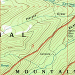 United States Geological Survey English Peak, CA (2001, 24000-Scale) digital map