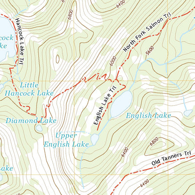 United States Geological Survey English Peak, CA (2022, 24000-Scale) digital map