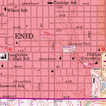 United States Geological Survey Enid East, OK (1955, 24000-Scale) digital map