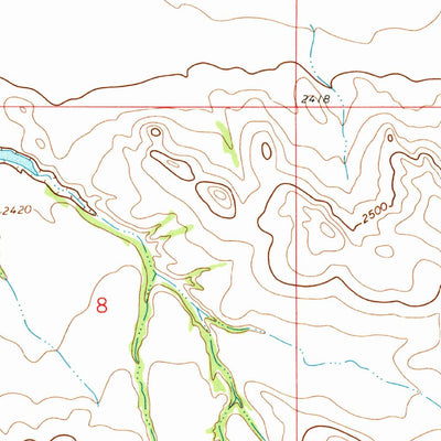 United States Geological Survey Enid, MT (1972, 24000-Scale) digital map