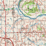 United States Geological Survey Enid, OK-KS (1955, 250000-Scale) digital map