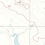 United States Geological Survey Enid SE, MT (1972, 24000-Scale) digital map