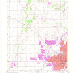 United States Geological Survey Enid West, OK (1955, 24000-Scale) digital map