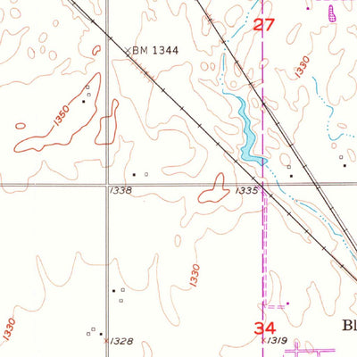 United States Geological Survey Enid West, OK (1955, 24000-Scale) digital map