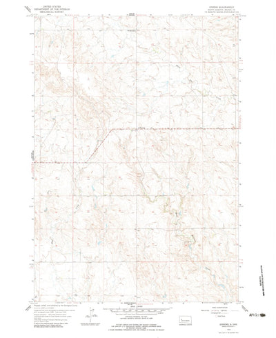 United States Geological Survey Enning, SD (1959, 24000-Scale) digital map