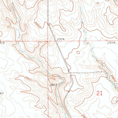 United States Geological Survey Enning, SD (1959, 24000-Scale) digital map