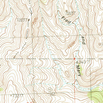 United States Geological Survey Ennis Gulch, ID (1989, 24000-Scale) digital map