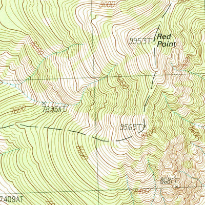 United States Geological Survey Ennis Gulch, ID (1989, 24000-Scale) digital map