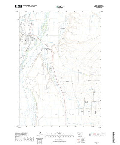 United States Geological Survey Ennis, MT (2020, 24000-Scale) digital map