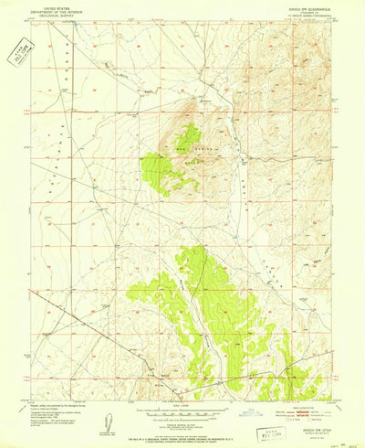 United States Geological Survey Enoch NW, UT (1952, 24000-Scale) digital map