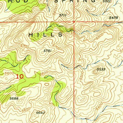 United States Geological Survey Enoch NW, UT (1952, 24000-Scale) digital map
