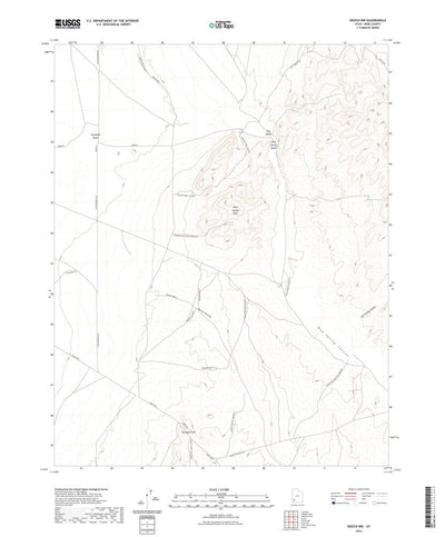 United States Geological Survey Enoch NW, UT (2023, 24000-Scale) digital map