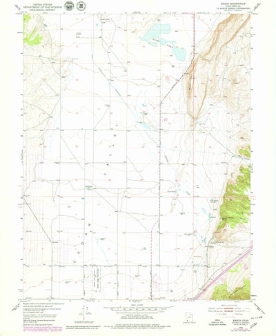 United States Geological Survey Enoch, UT (1950, 24000-Scale) digital map