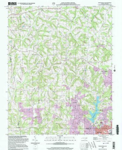 United States Geological Survey Enochville, NC (2000, 24000-Scale) digital map