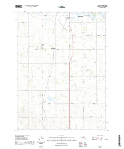 United States Geological Survey Enola, NE (2021, 24000-Scale) digital map