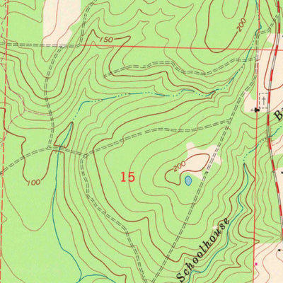 United States Geological Survey Enon, FL-AL (1978, 24000-Scale) digital map