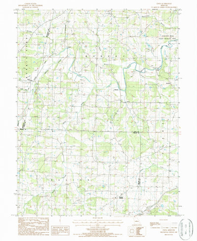 United States Geological Survey Enon, MO (1987, 24000-Scale) digital map