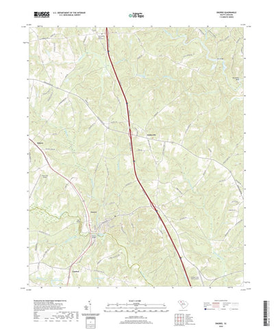 United States Geological Survey Enoree, SC (2020, 24000-Scale) digital map