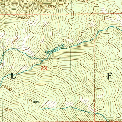 United States Geological Survey Enos Lake, ID (2004, 24000-Scale) digital map