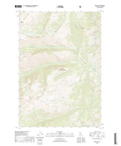 United States Geological Survey Enos Lake, ID (2020, 24000-Scale) digital map