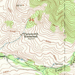 United States Geological Survey Enos Mountain, MT (1951, 24000-Scale) digital map