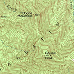United States Geological Survey Enos Mountain, MT (1951, 24000-Scale) digital map