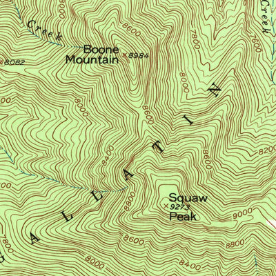 United States Geological Survey Enos Mountain, MT (1951, 24000-Scale) digital map
