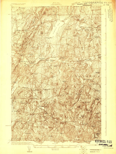 United States Geological Survey Enosburg Falls, VT (1922, 48000-Scale) digital map