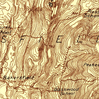 United States Geological Survey Enosburg Falls, VT (1922, 48000-Scale) digital map