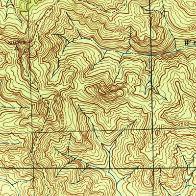 United States Geological Survey Enright, OR (1941, 62500-Scale) digital map