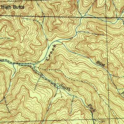 United States Geological Survey Enright, OR (1941, 62500-Scale) digital map