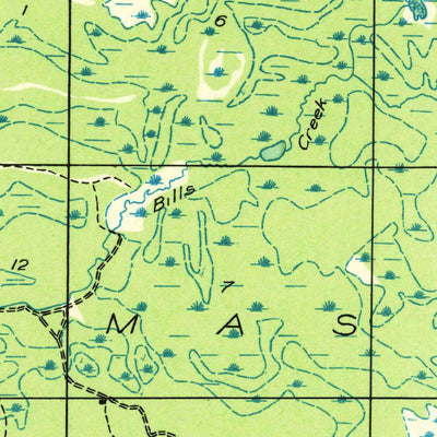 United States Geological Survey Ensign, MI (1932, 31680-Scale) digital map