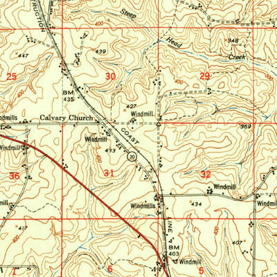 United States Geological Survey Enterprise, AL (1950, 62500-Scale) digital map