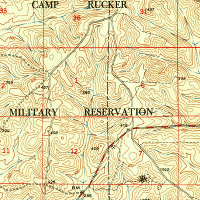United States Geological Survey Enterprise, AL (1950, 62500-Scale) digital map