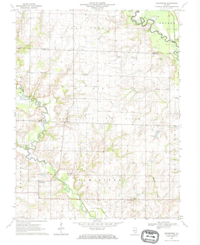 United States Geological Survey Enterprise, IL (1970, 24000-Scale) digital map