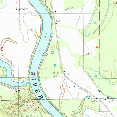 United States Geological Survey Enterprise, LA (1984, 24000-Scale) digital map