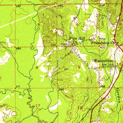 United States Geological Survey Enterprise, MS (1957, 62500-Scale) digital map