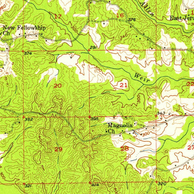 United States Geological Survey Enterprise, MS (1957, 62500-Scale) digital map