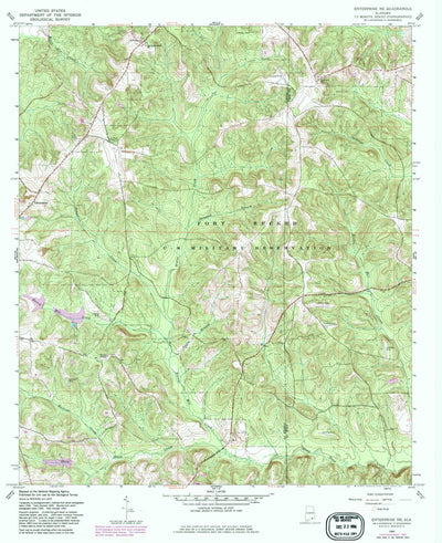 United States Geological Survey Enterprise NE, AL (1960, 24000-Scale) digital map
