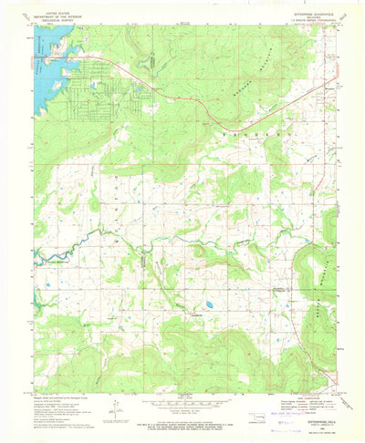 United States Geological Survey Enterprise, OK (1969, 24000-Scale) digital map